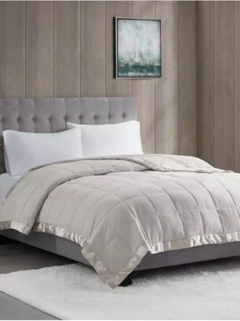 Madison Park Windom Down Alternative Blanket, Microfiber with 3M Scotchgard King